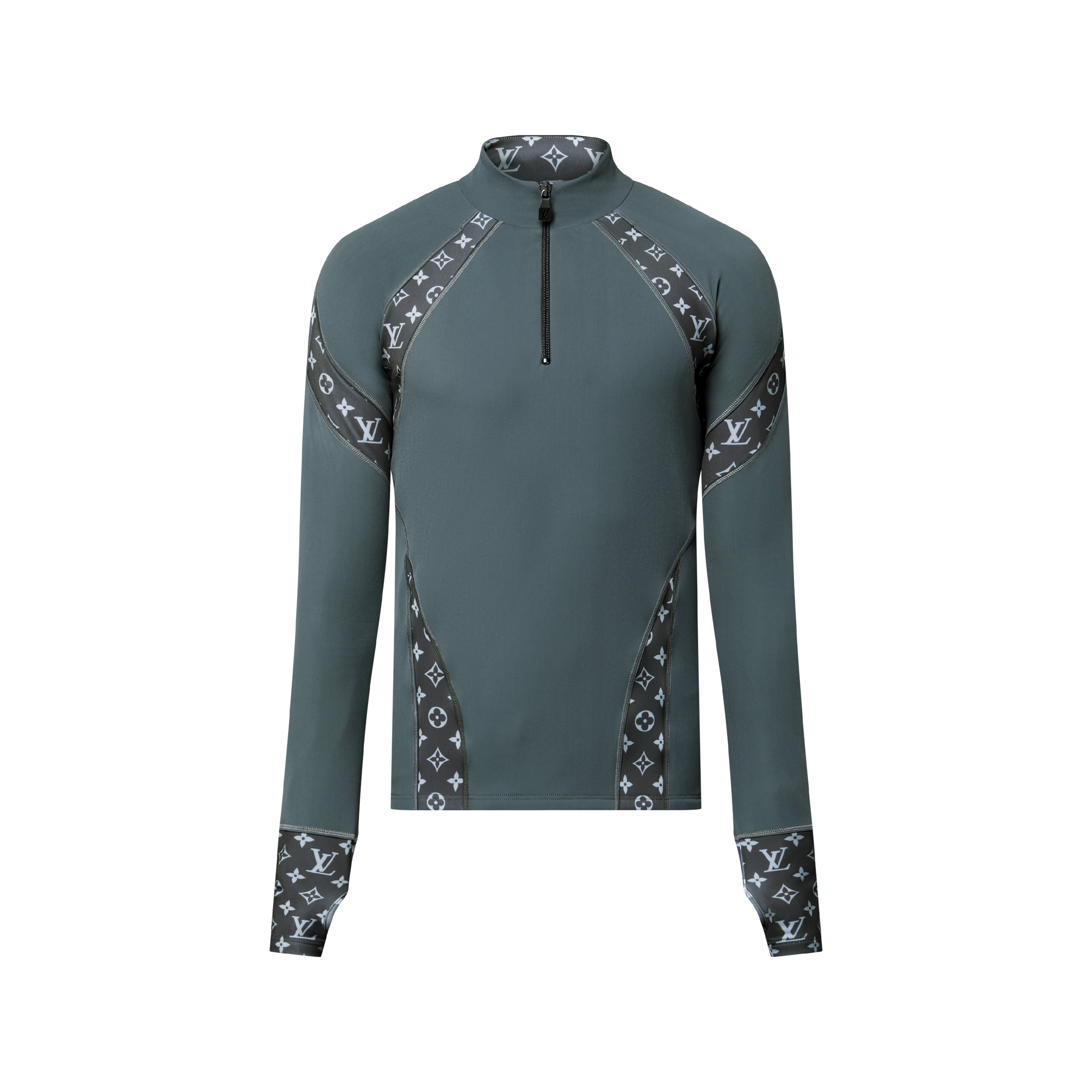 jent louis Thermal Zip Long Sleeve こた着用 High Collar Technical Long-Sleeved Ski Top - Ready-to-Wear